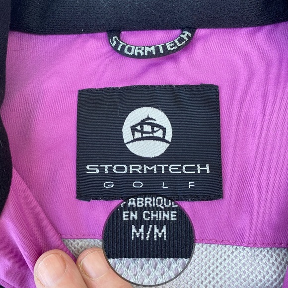 StormTech PNK/TAN Golf Jacket, M. Fall Sale - Picture 3 of 6